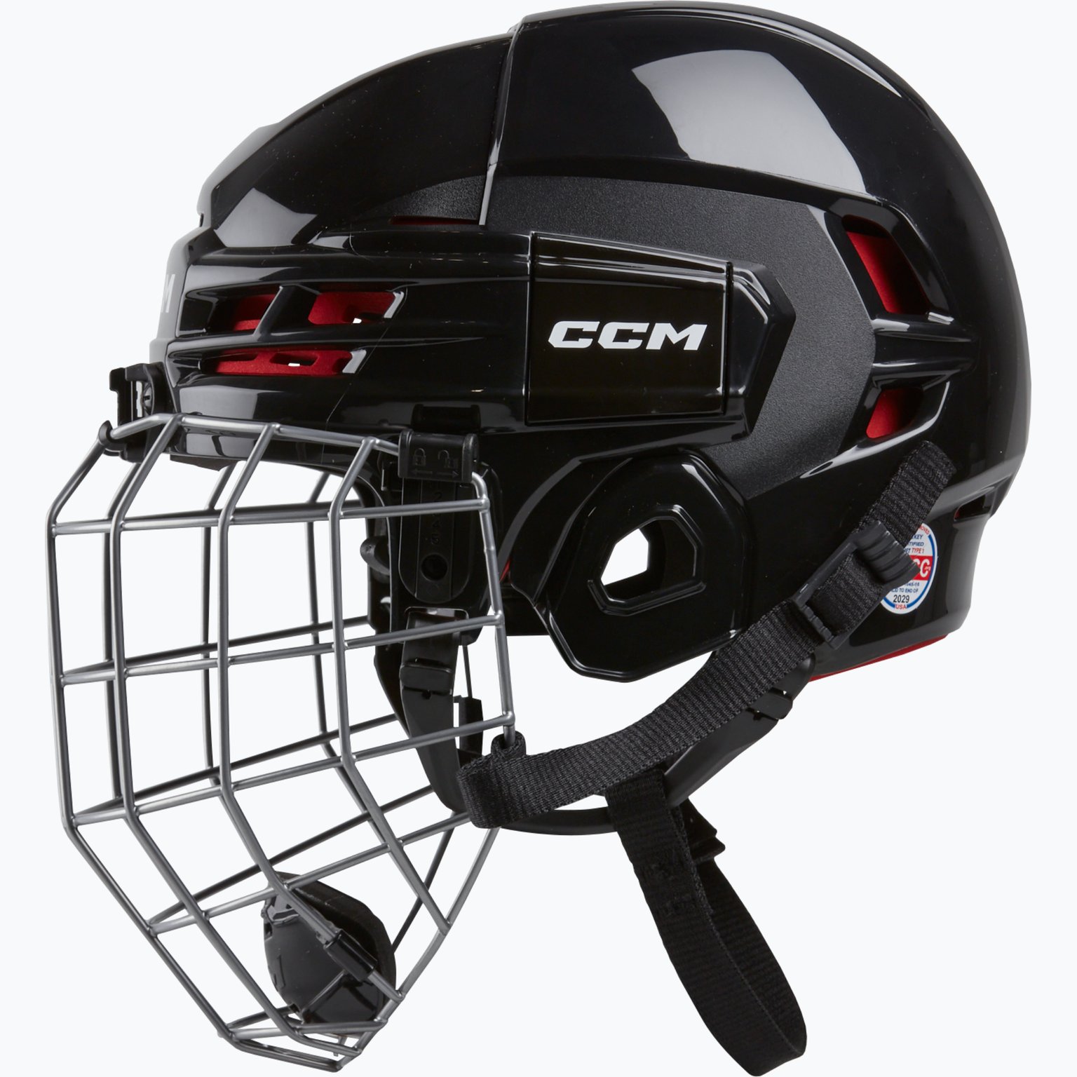 CCM Hockey Tacks 70 HTC JR hockeyhjälm Svart