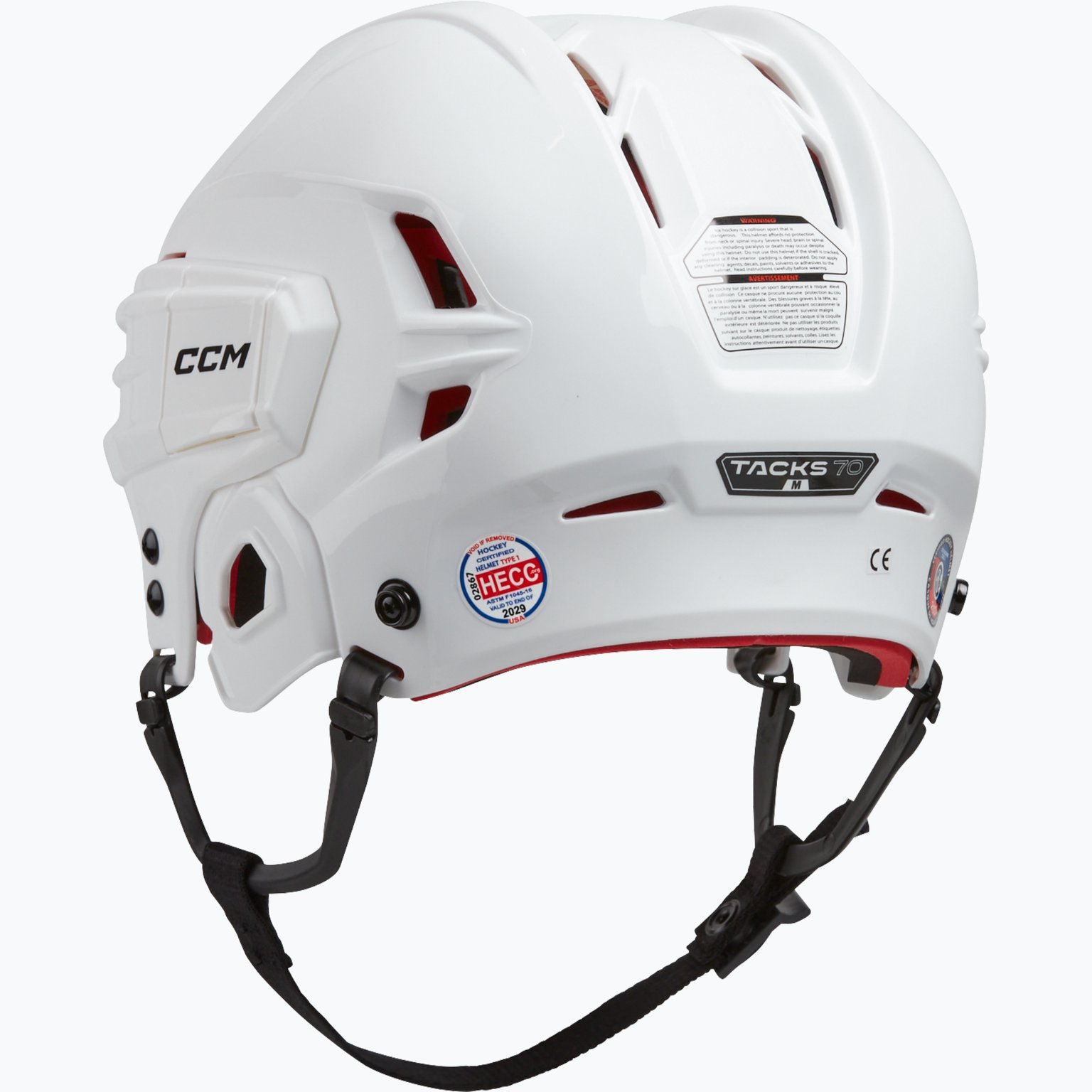 CCM Hockey Tacks 70 HT SR hockeyhjälm Vit