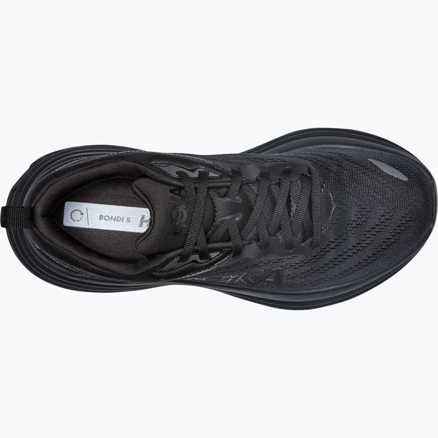 HOKA ONE ONE Bondi 8 Wide W löparskor Svart