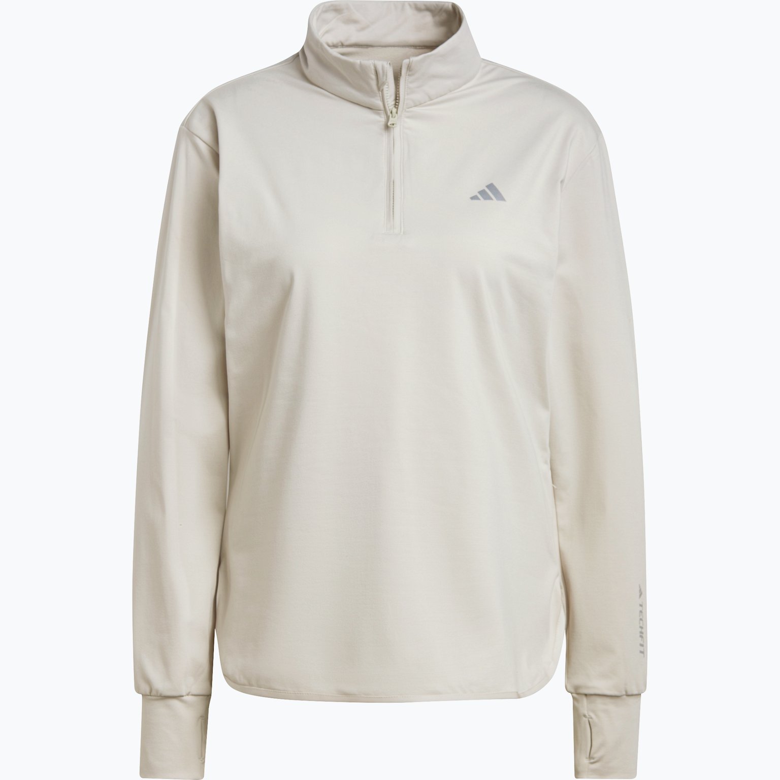 adidas Techfit Aeroready Quarter-Zip W träningströja Vit