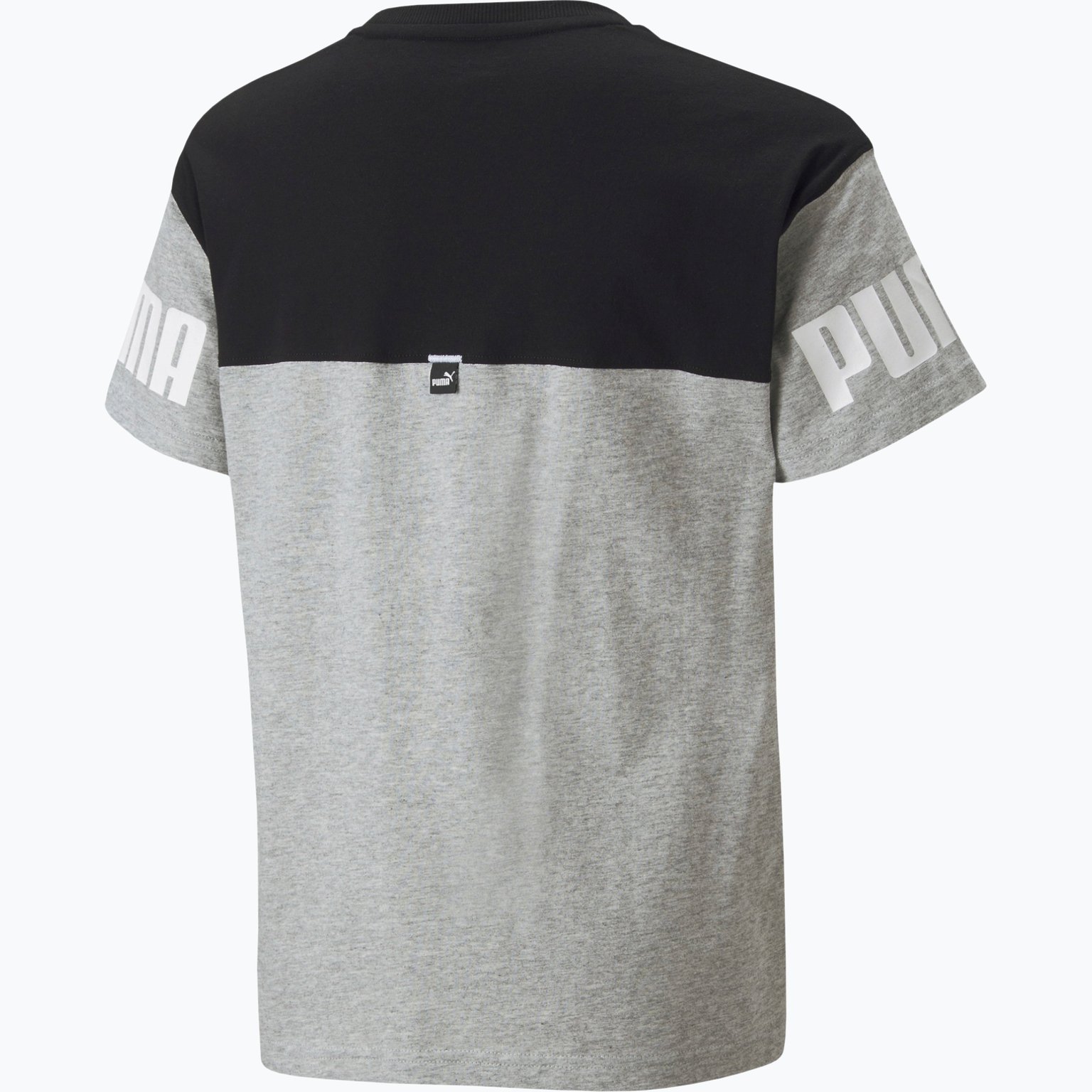 Puma Power Colour Block JR t-shirt Grå