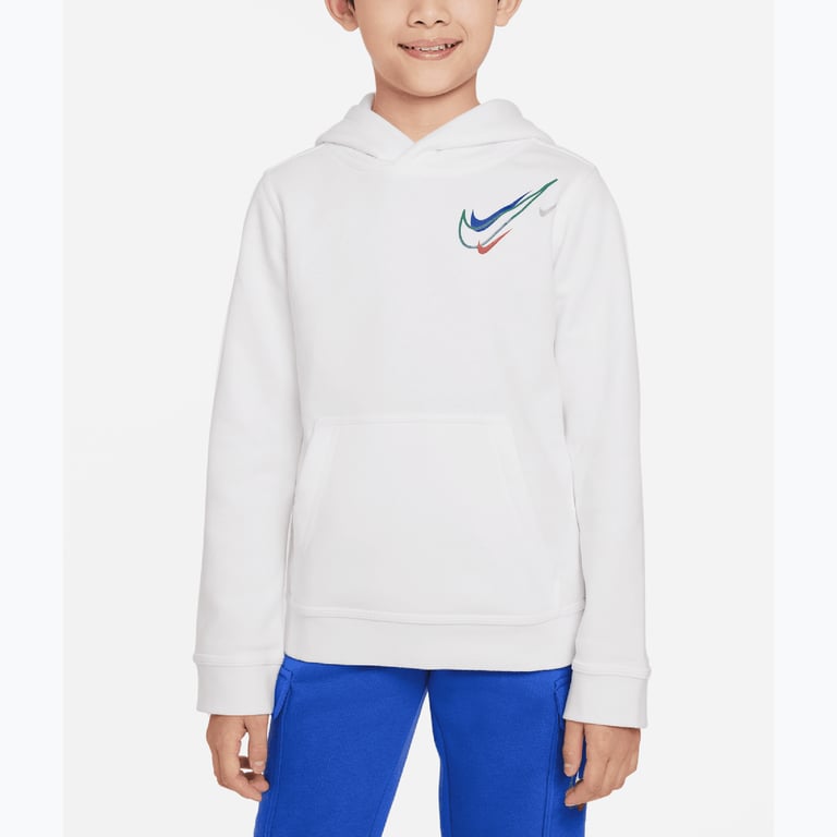 Nike SOS Fleece JR huvtröja Vit