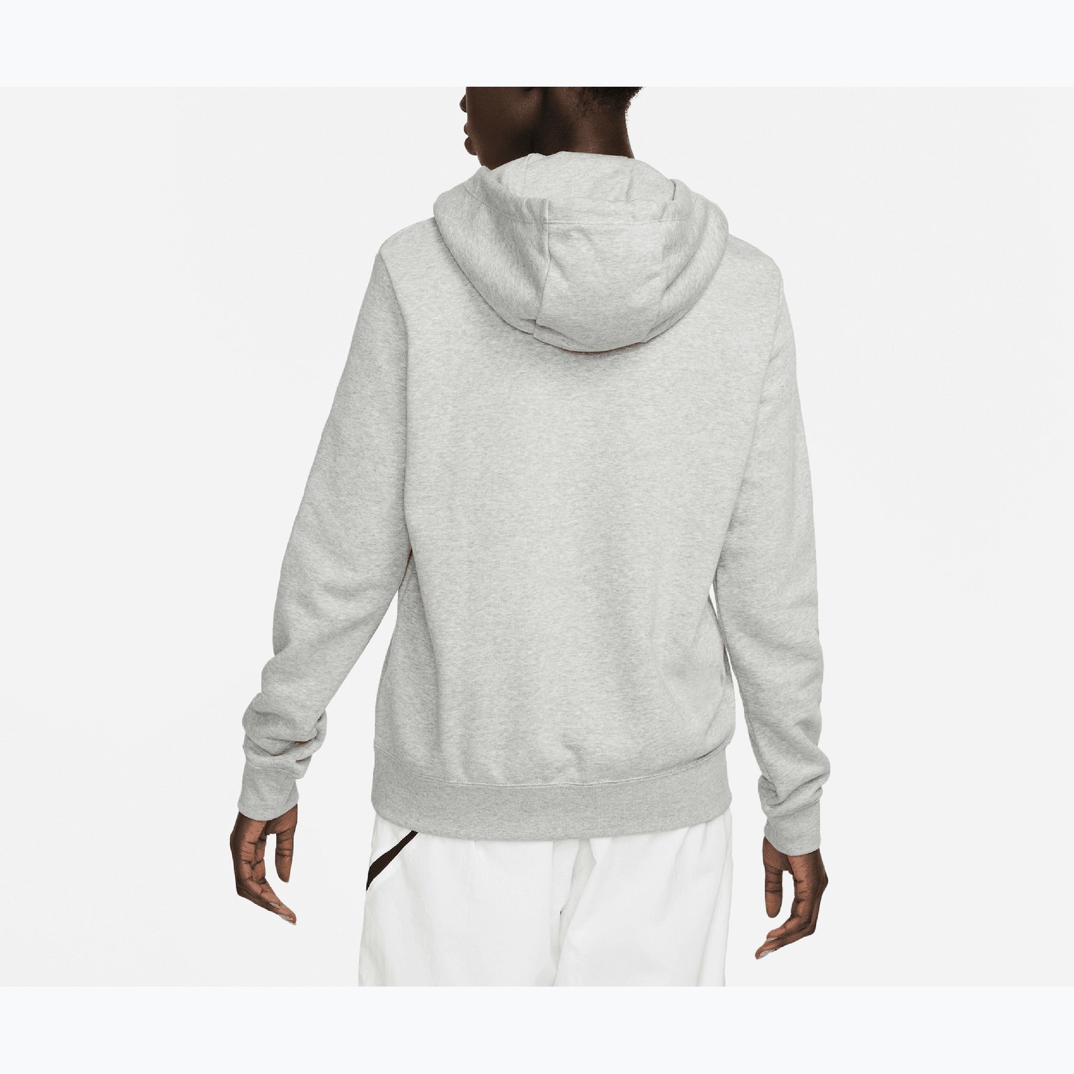 Nike Club Fleece W huvtröja Grå