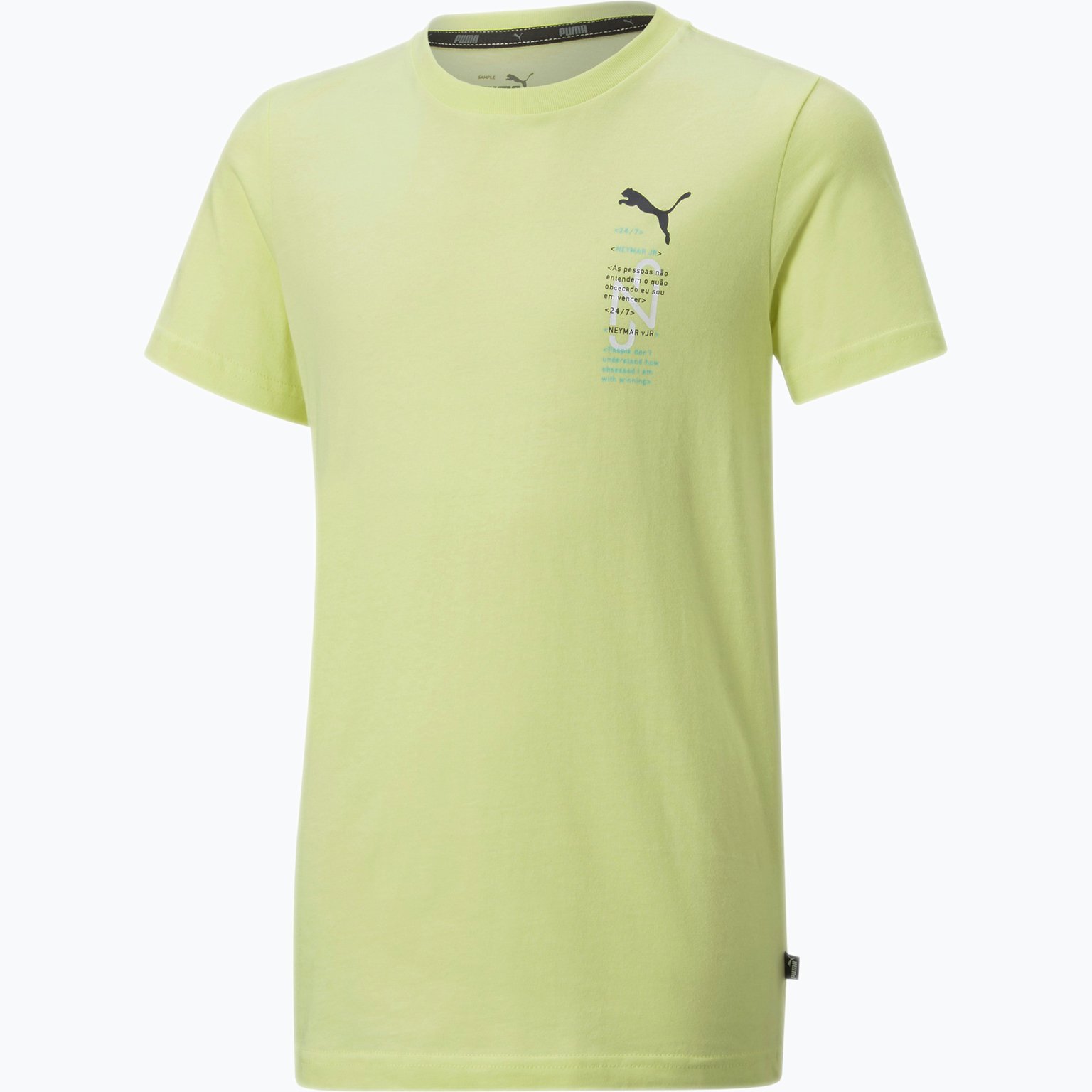 Puma Neymar Jr 24/7 Graphic JR t-shirt Gul