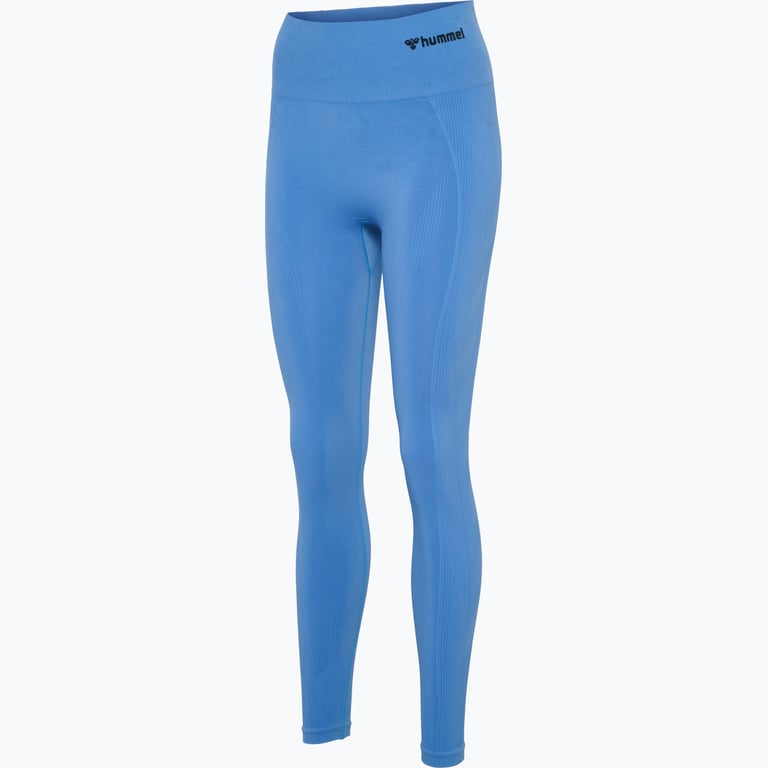 Hummel hmlTIF Seamless High Waist träningstights Blå