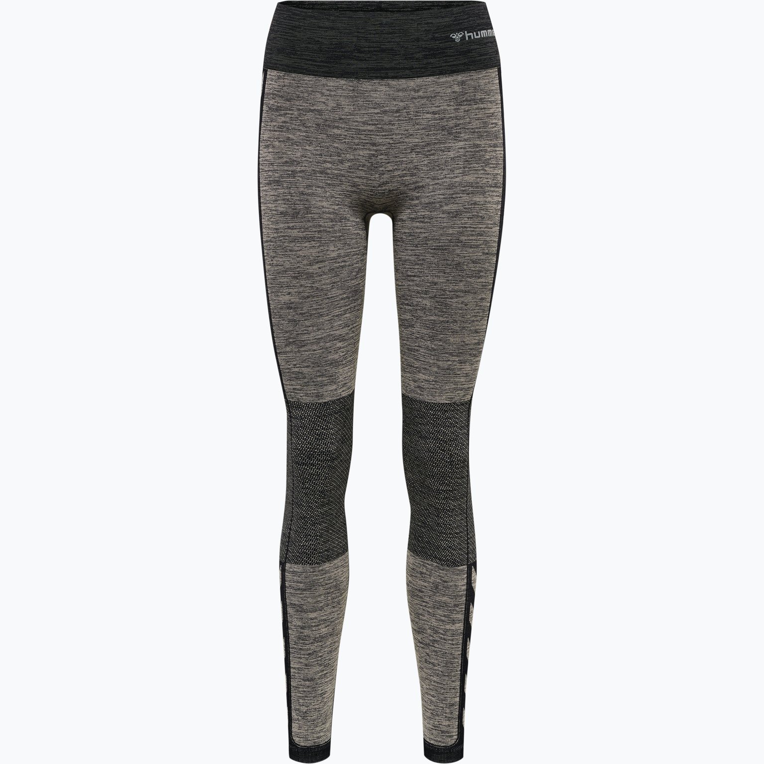 Hummel hmlCLEA Seamless Mid Waist träningstights Grå