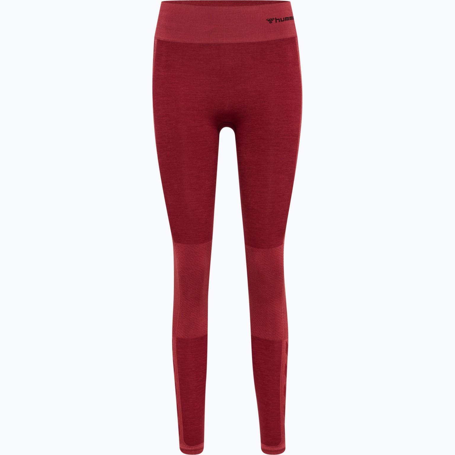 Hummel hmlCLEA Seamless Mid Waist träningstights Blå