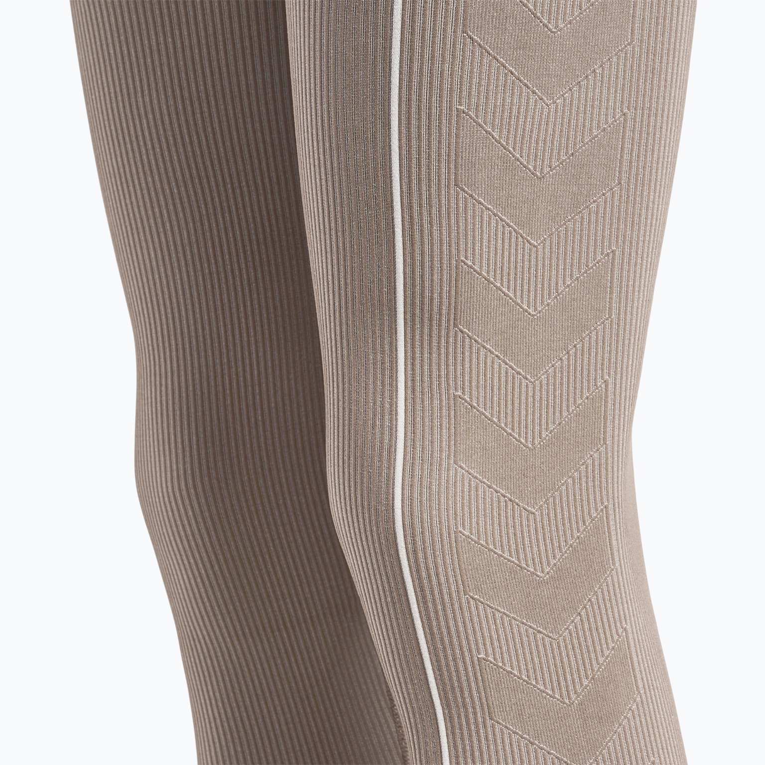 Hummel hmlTE Christel Seamless MW träningstights Beige