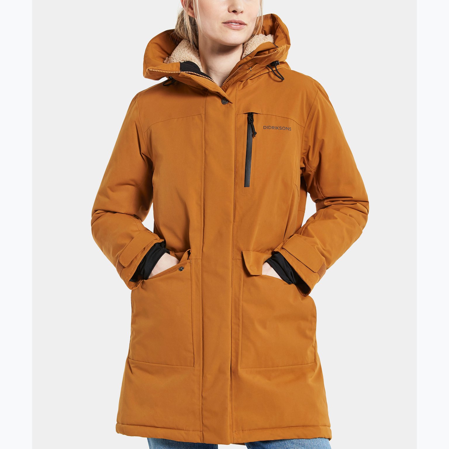 Didriksons Ciana Parka vinterjacka Orange