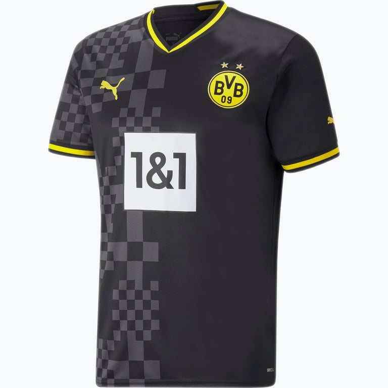 Puma Borussia Dortmund Away 22/23 Replica matchtröja Svart