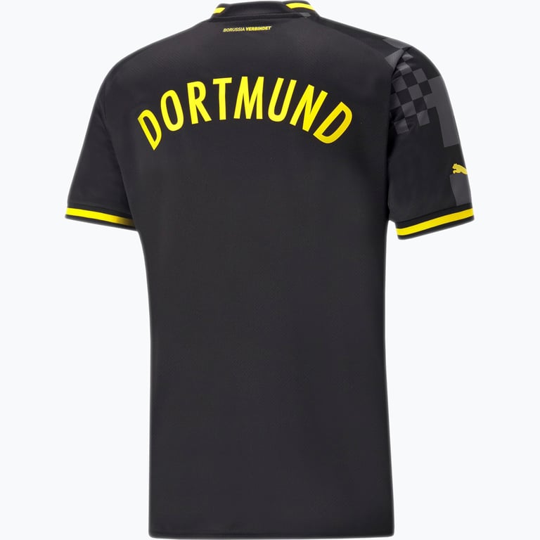 Puma Borussia Dortmund Away 22/23 Replica matchtröja Svart