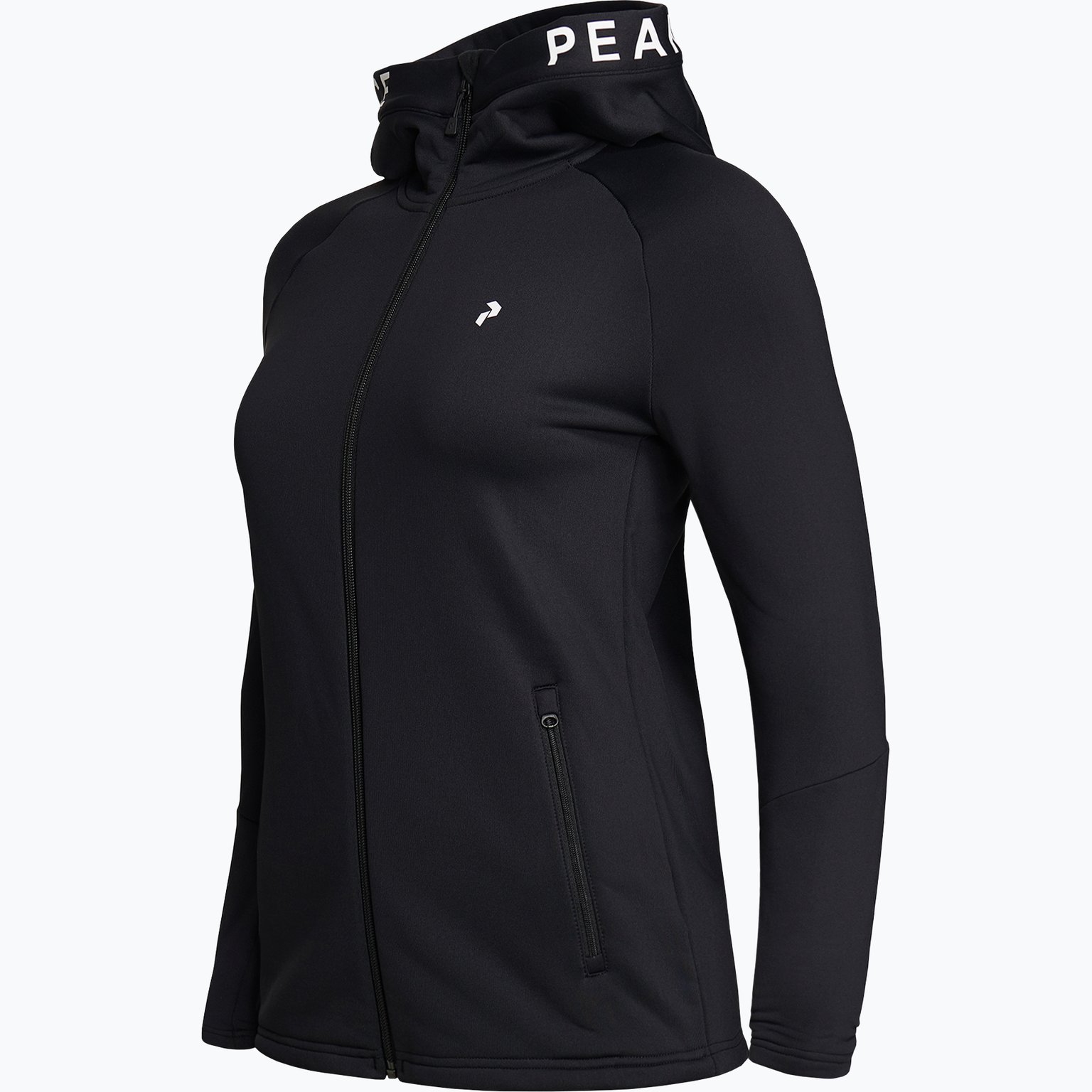 Peak Performance Rider Mid Zip W huvtröja Svart