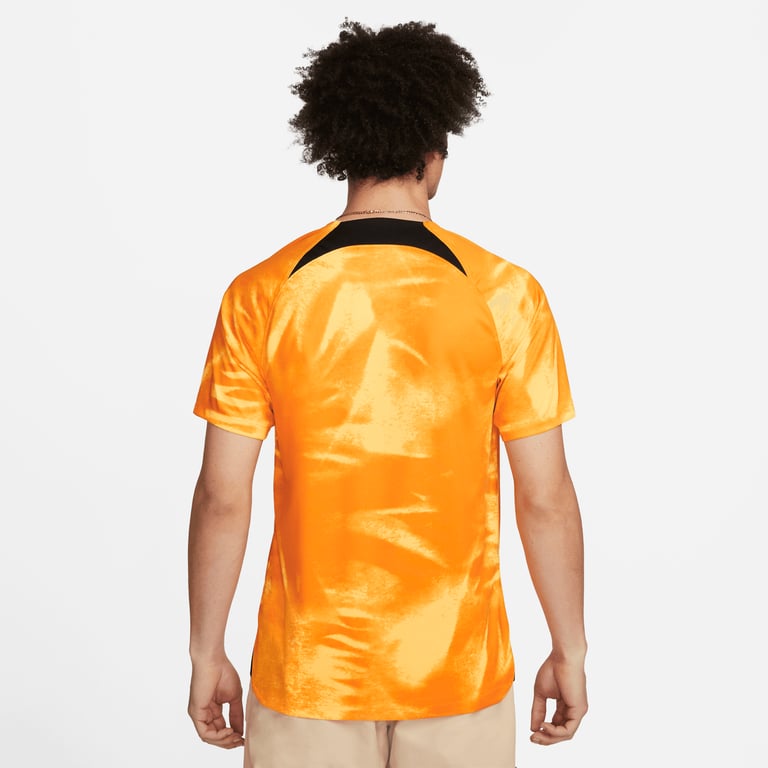 Nike Nederländerna 2022/23 Stadium Home M matchtröja Orange