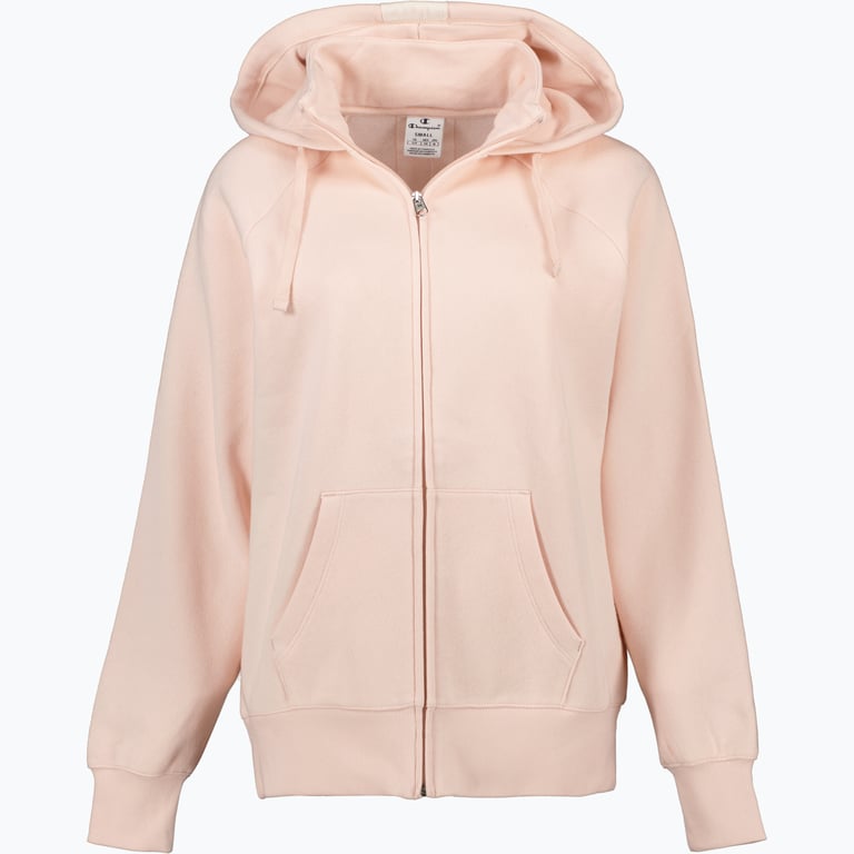 Champion Sweatshirt Full Zip W huvtröja Rosa