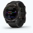 förhandsvisning ikon 1 för Garmin Fenix 7 Sapphire Solar träningsklocka Svart