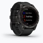 förhandsvisning ikon 3 för Garmin Fenix 7 Sapphire Solar träningsklocka Svart