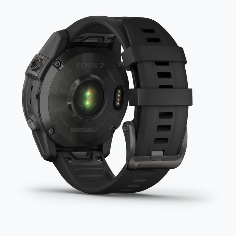 Garmin Fenix 7 Sapphire Solar träningsklocka Svart