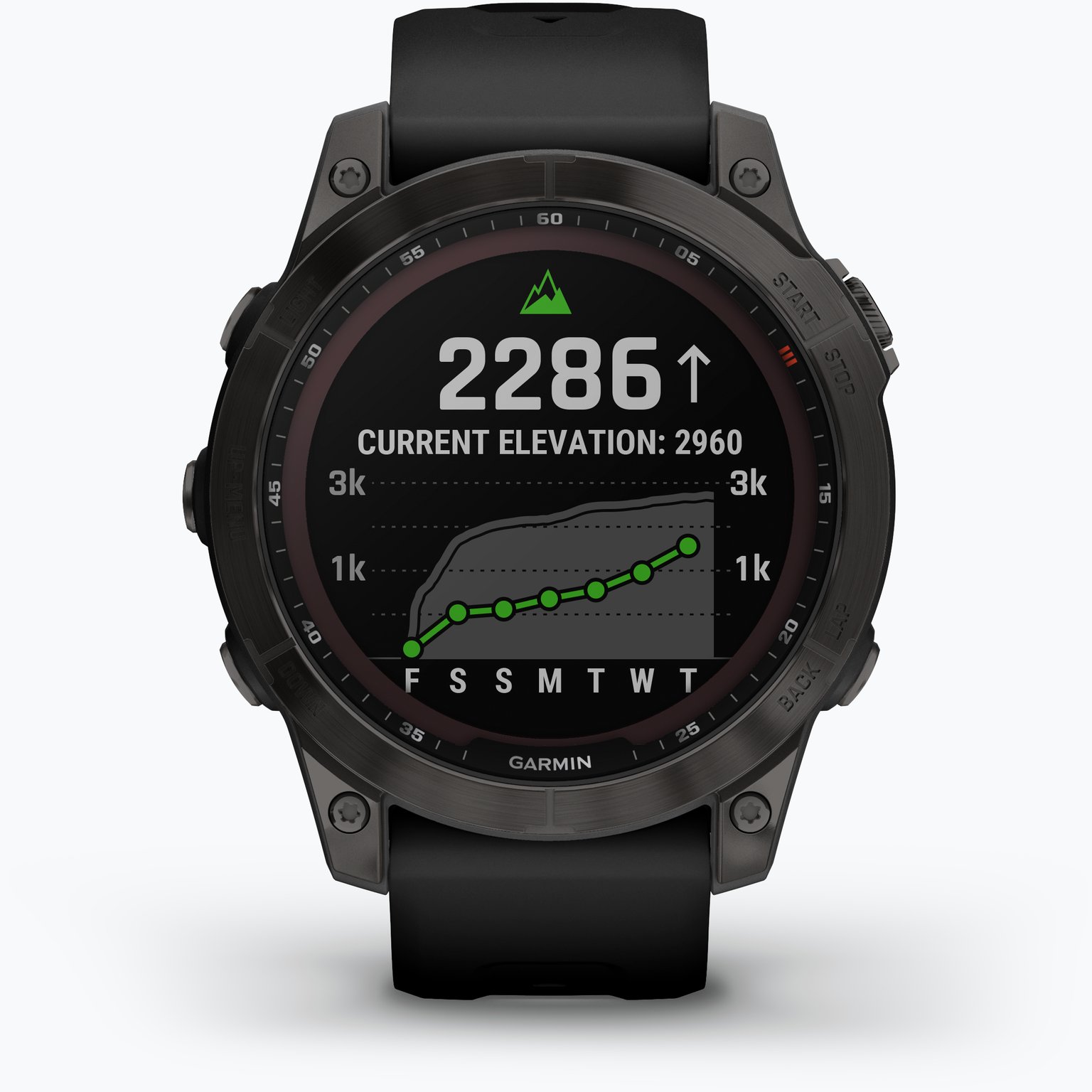 Garmin Fenix 7 Sapphire Solar träningsklocka Svart