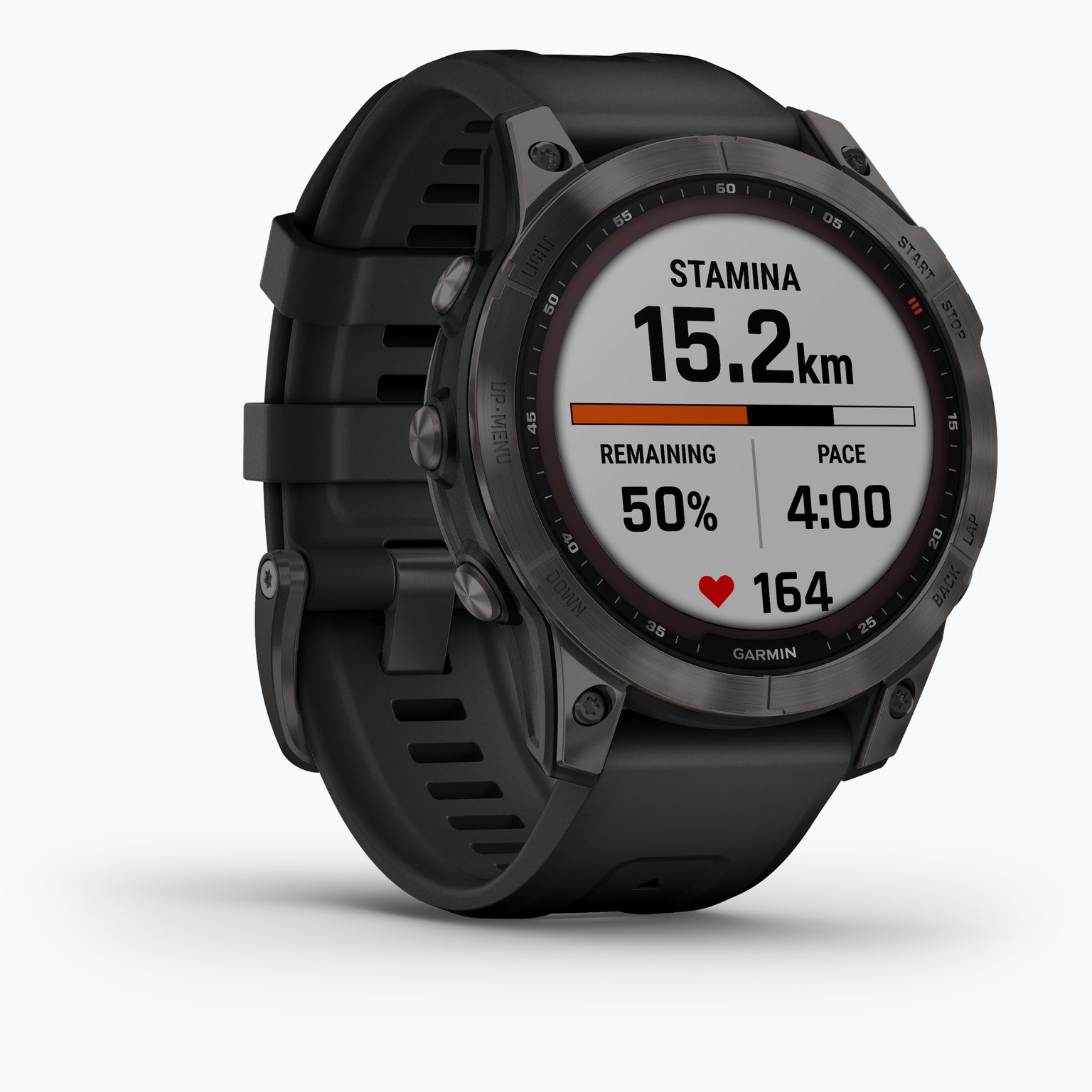 Garmin Fenix 7 Sapphire Solar träningsklocka Svart