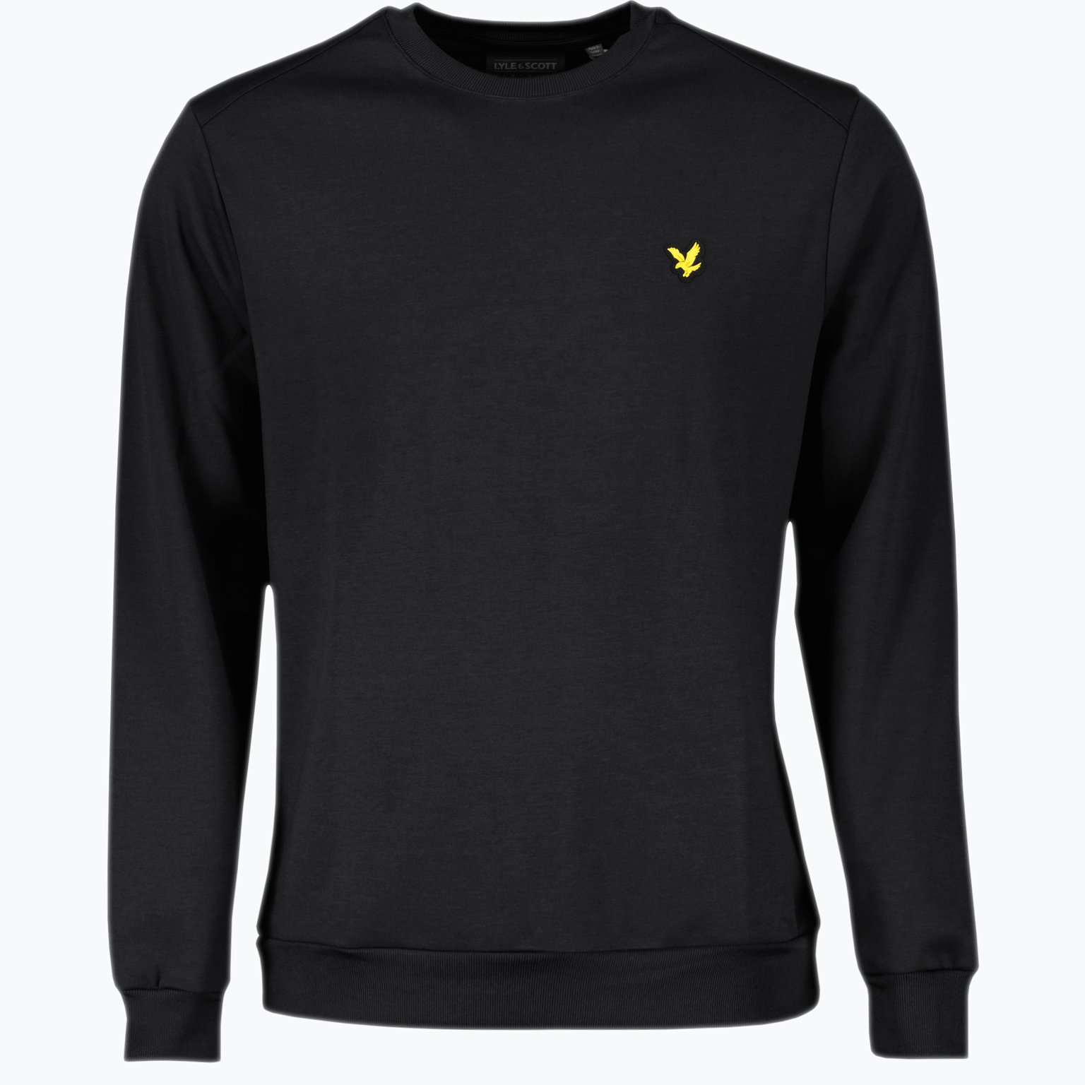 Lyle & Scott Fly Crew Neck M tröja Svart