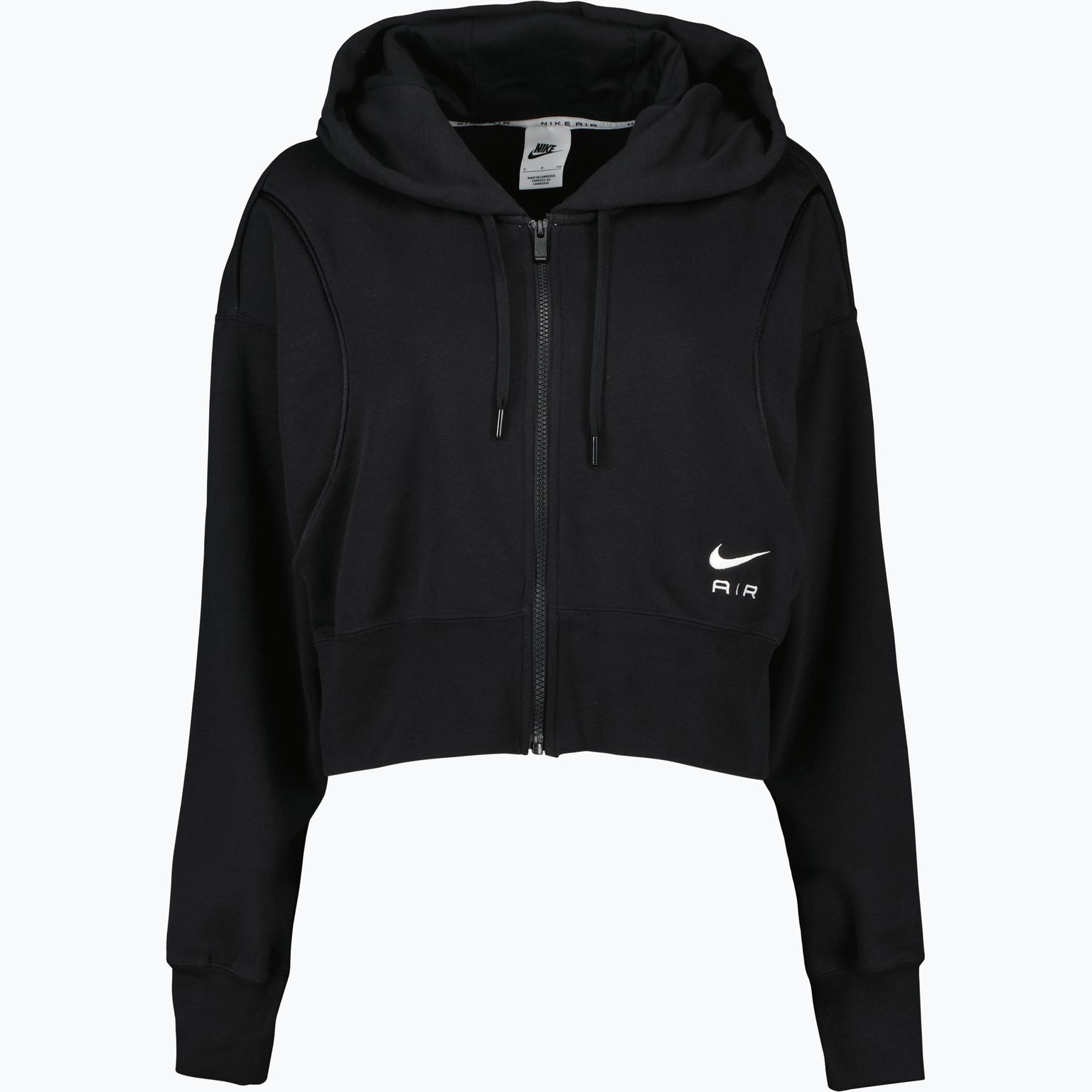 Nike Air Women's Fleece FZ huvtröja Svart