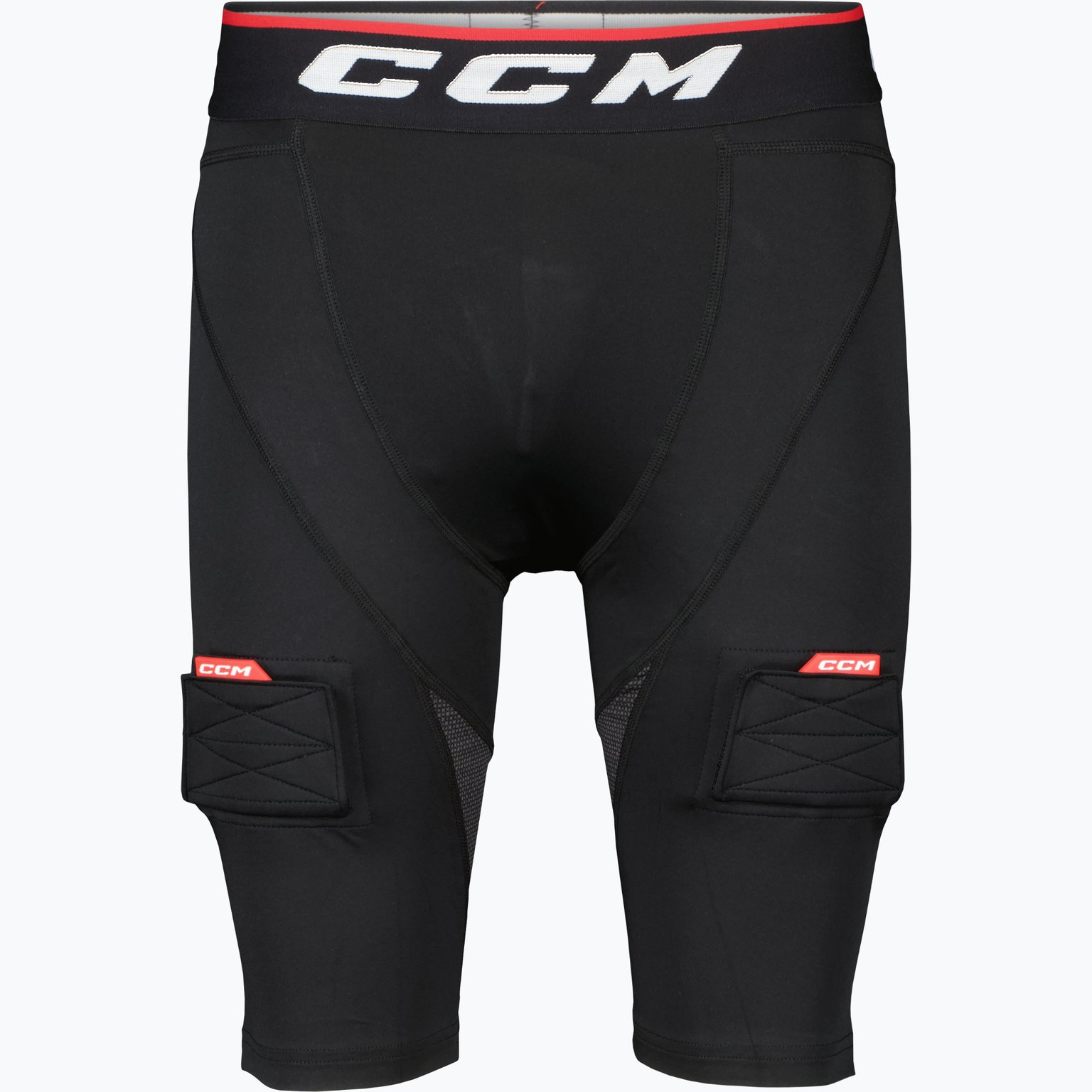 CCM Hockey Compression YTH hockeyshorts Svart