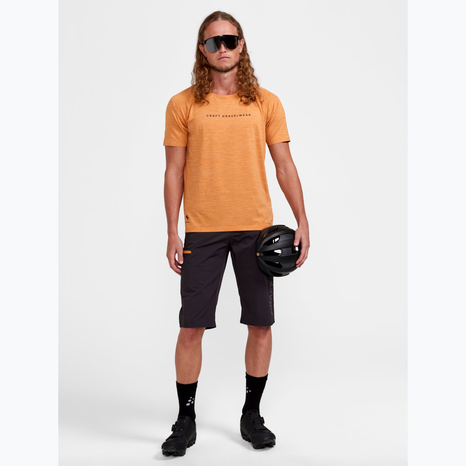 Craft ADV Gravel M träningst-shirt Brun