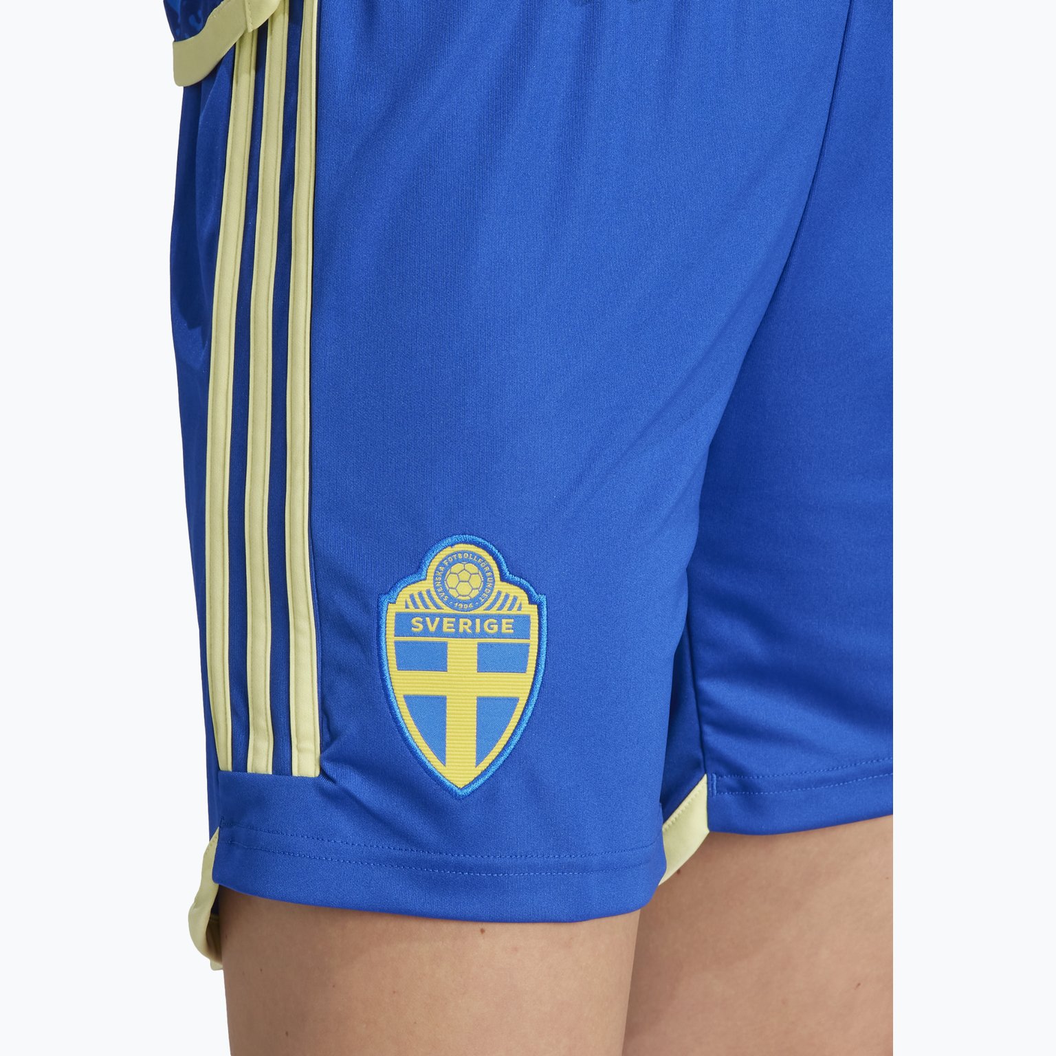 adidas Sweden Women's Team 23 Away träningsshorts Blå