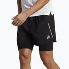 förhandsvisning ikon 1 för adidas Designed For Running 2-In-1 träningsshorts Svart