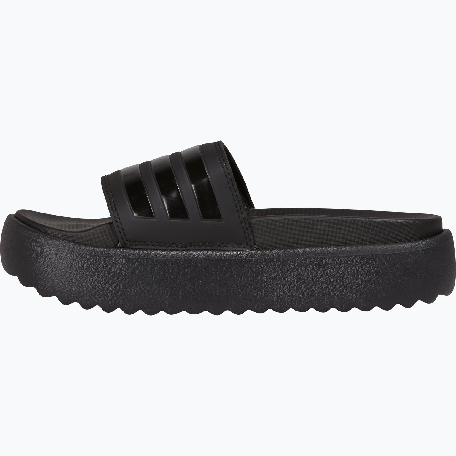 adidas Adilette Platform tofflor Svart