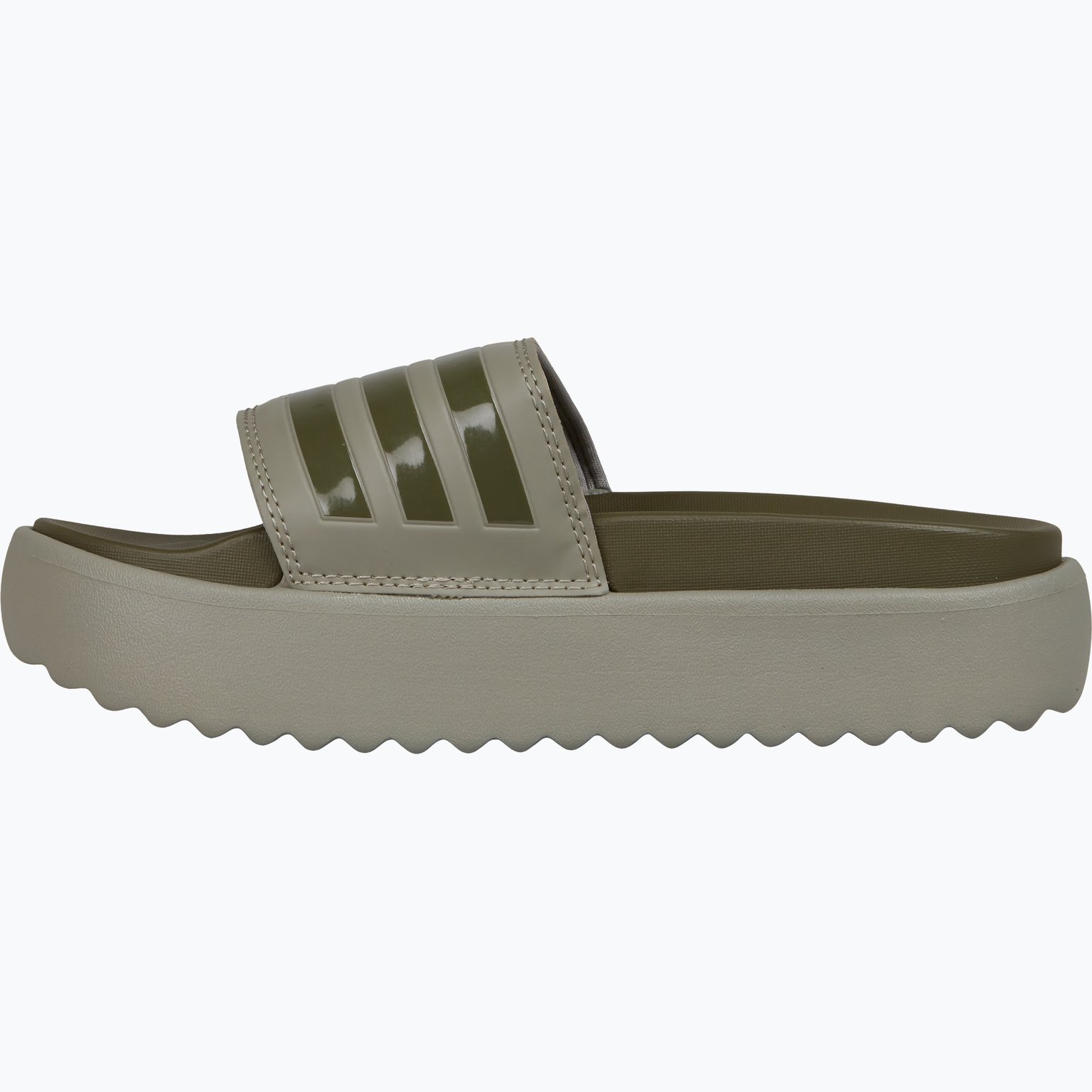 adidas Adilette Platform tofflor Grön