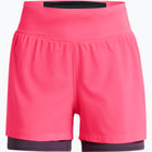 förhandsvisning ikon 1 för Under armour Run Stamina 2-in-1 W löparshorts Rosa