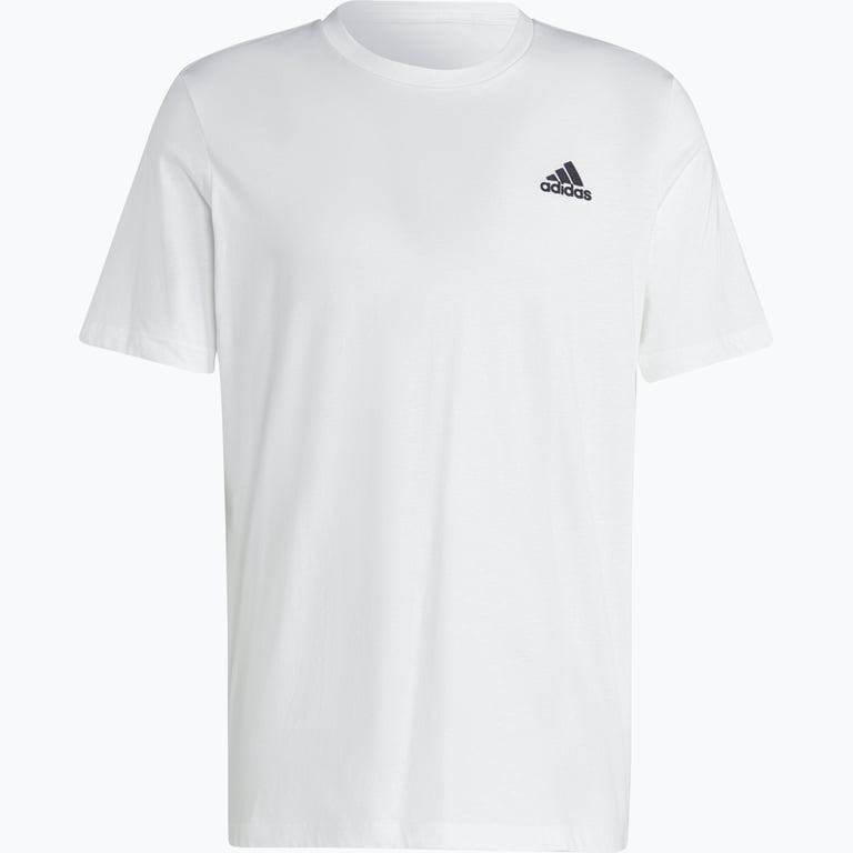 adidas Essentials Embroidered Small Logo t-shirt Vit