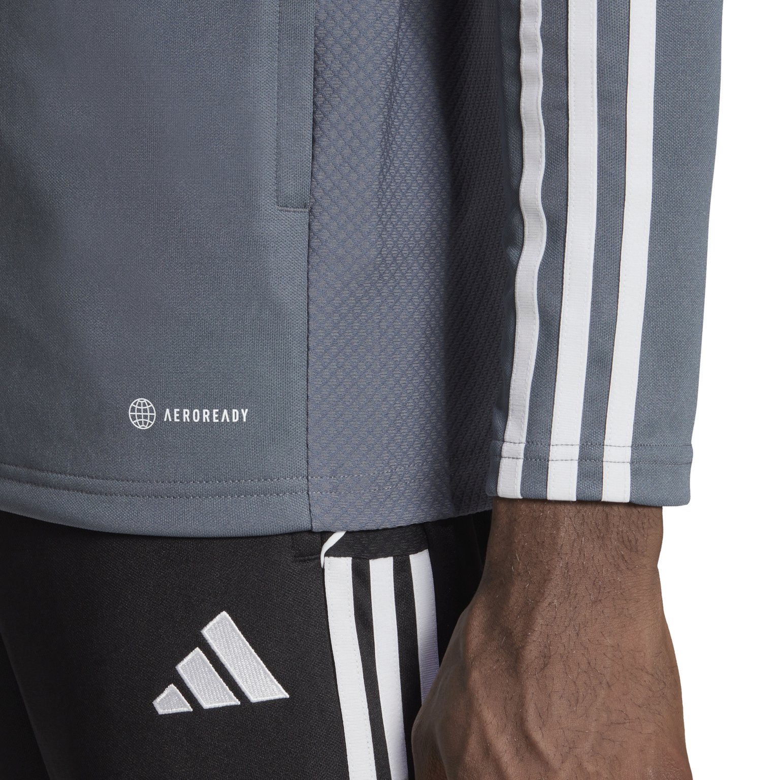 adidas Tiro23 L Sr Träningsjacka Grå