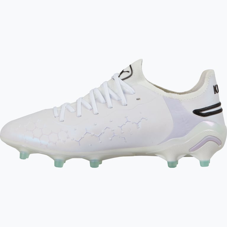 Puma King Ultimate Brilliance FG/AG fotbollsskor Vit