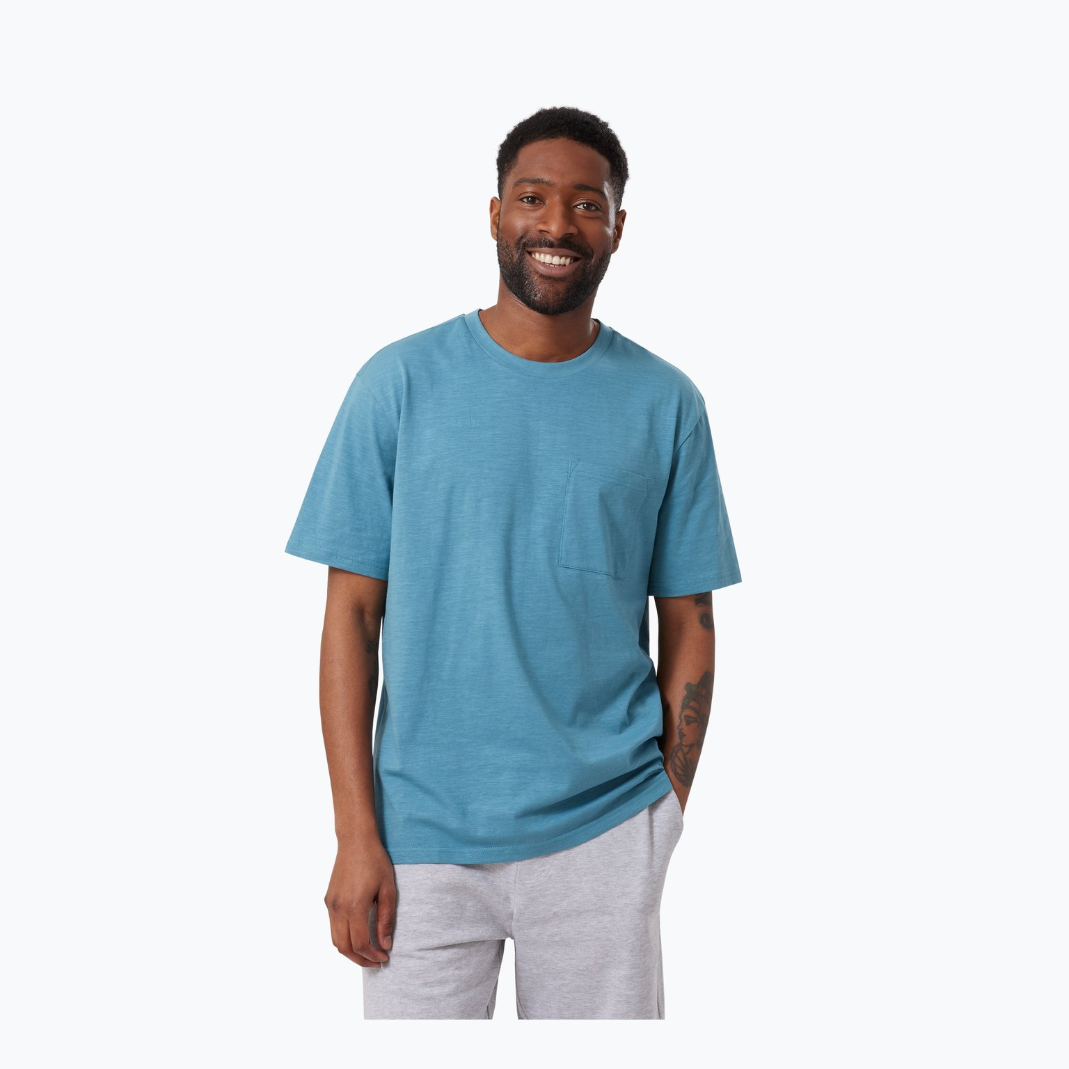 Firefly Solid Slub M t-shirt Blå