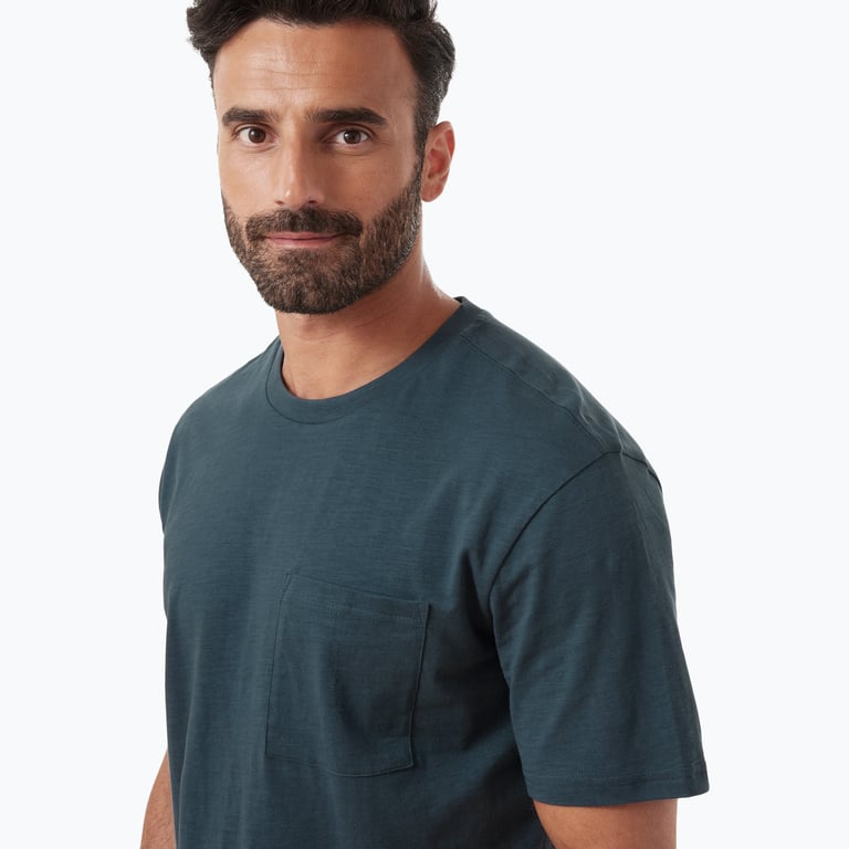 Firefly Solid Slub M t-shirt Blå