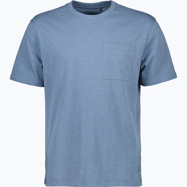 Firefly Solid Slub M t-shirt Blå