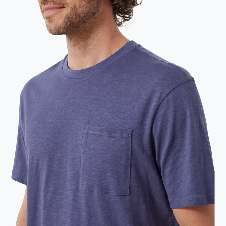 Firefly Solid Slub M t-shirt Blå