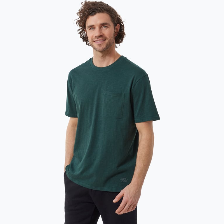 Firefly Solid Slub M t-shirt Grön