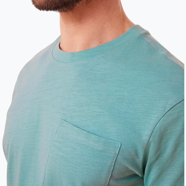 Firefly Solid Slub M t-shirt Blå