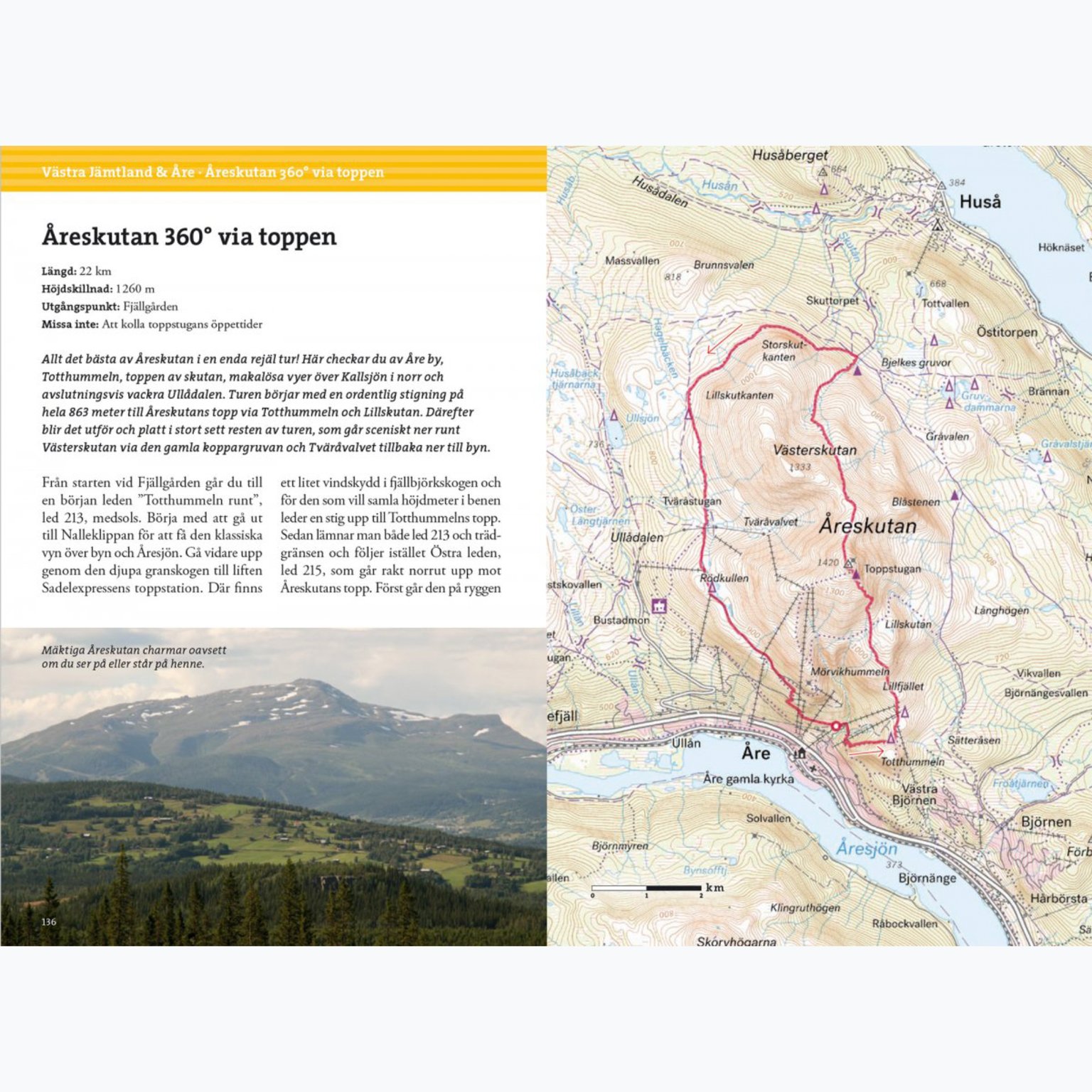 Calazo Dagsturer i Jämtland guidebok Flerfärgad