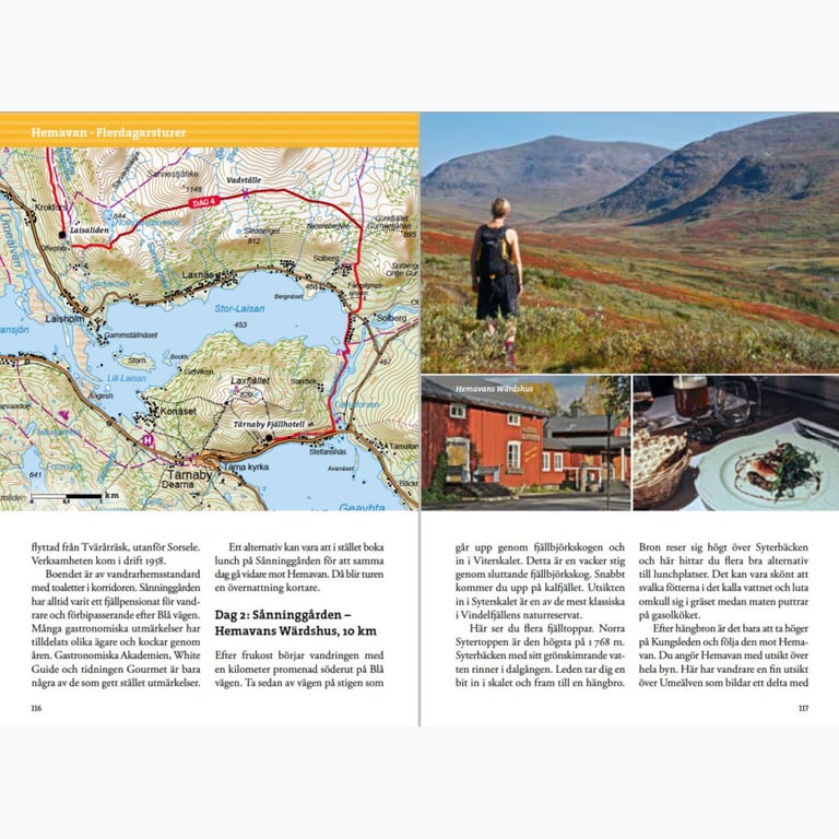 Calazo Fjällvandra i Vindelfjällen 2:a uppl guidebok Flerfärgad