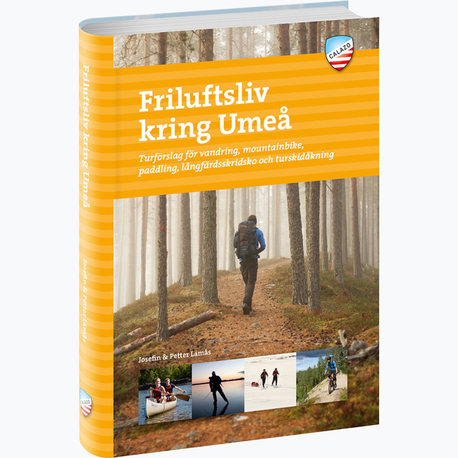 Calazo Friluftsliv kring Umeå 2:a uppl guidebok Flerfärgad