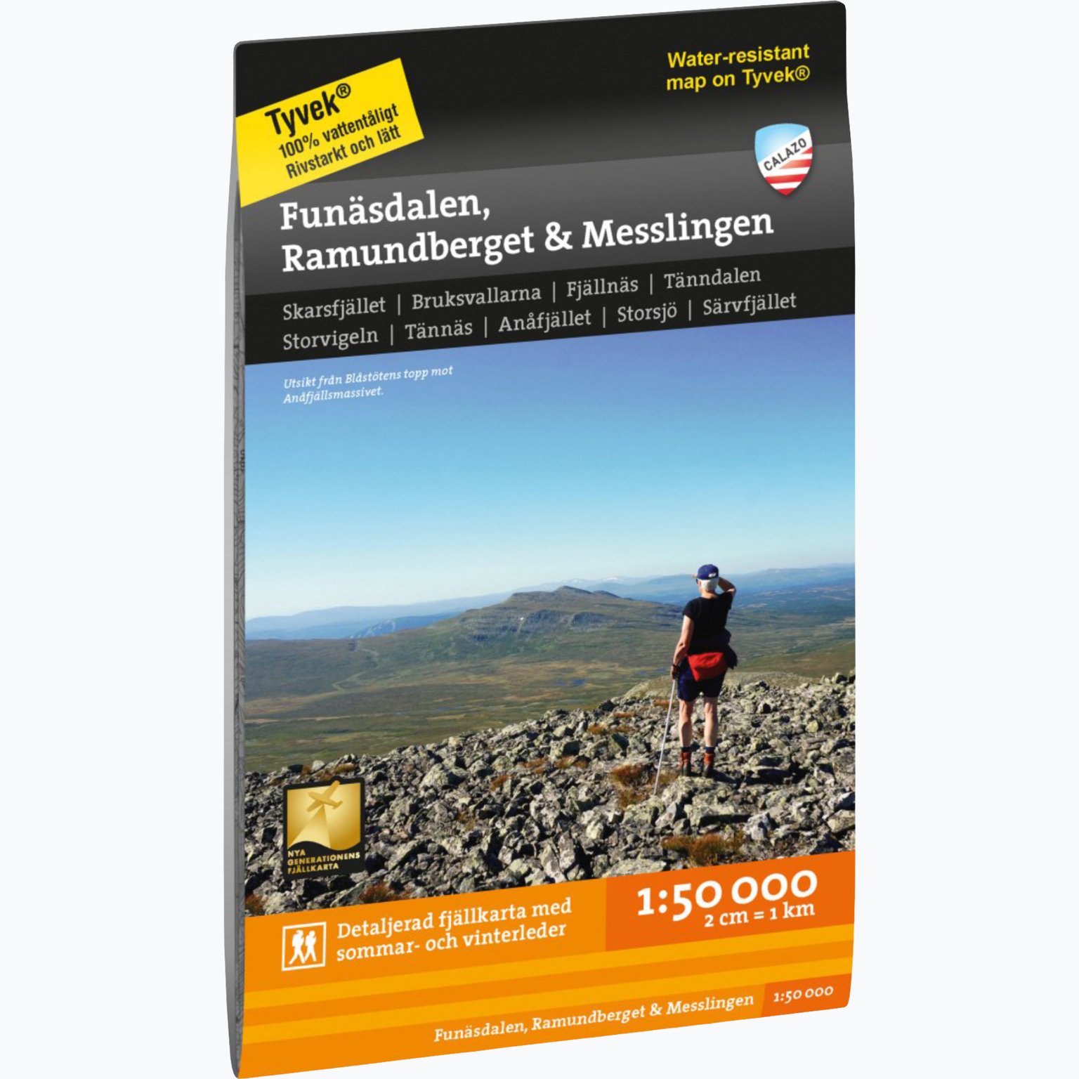 Funäsdalen, Ramundberget & Messlingen 1:50 000 karta