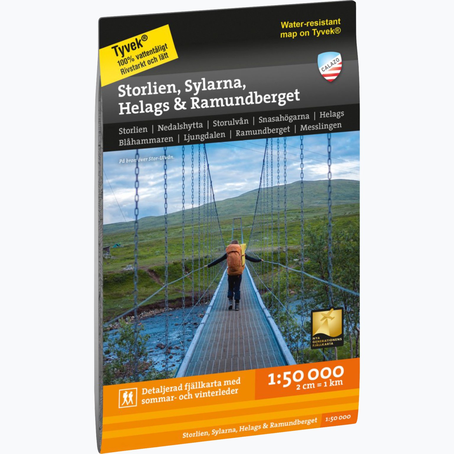 Storlien, Sylarna, Helags & Ramundberget 1:50 000 karta