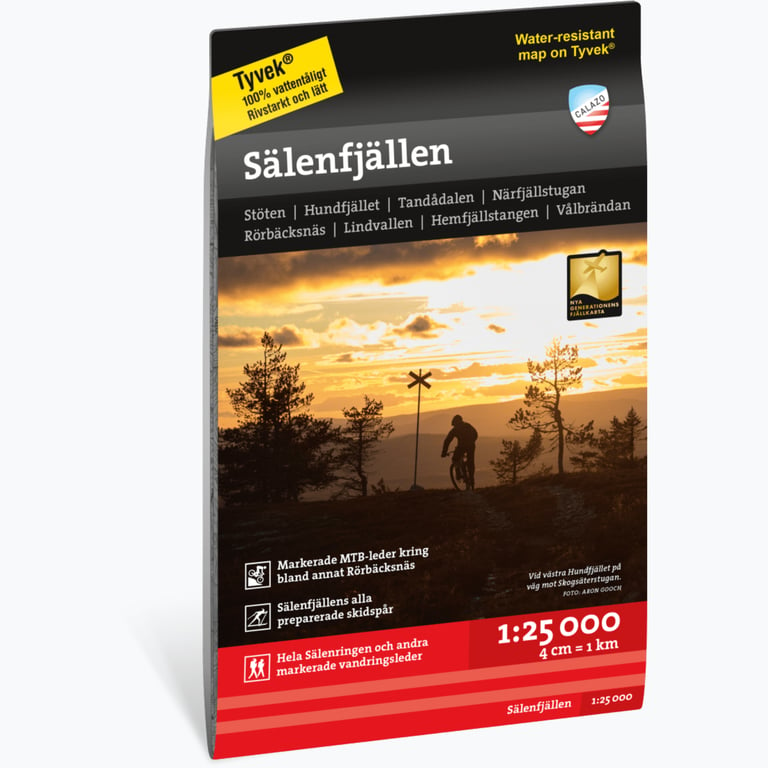 Calazo Sälenfjällen 1:25 000 karta Vit