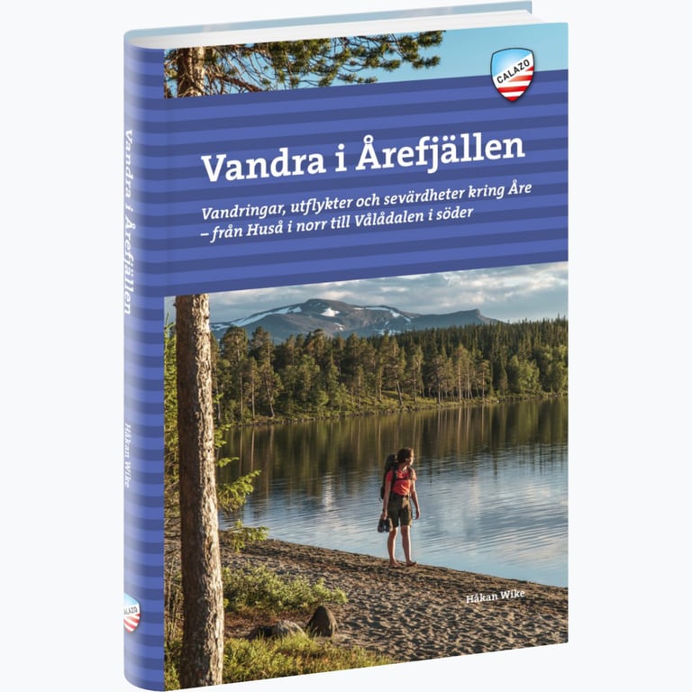 Calazo Vandra i Årefjällen 2:a uppl guidebok Flerfärgad