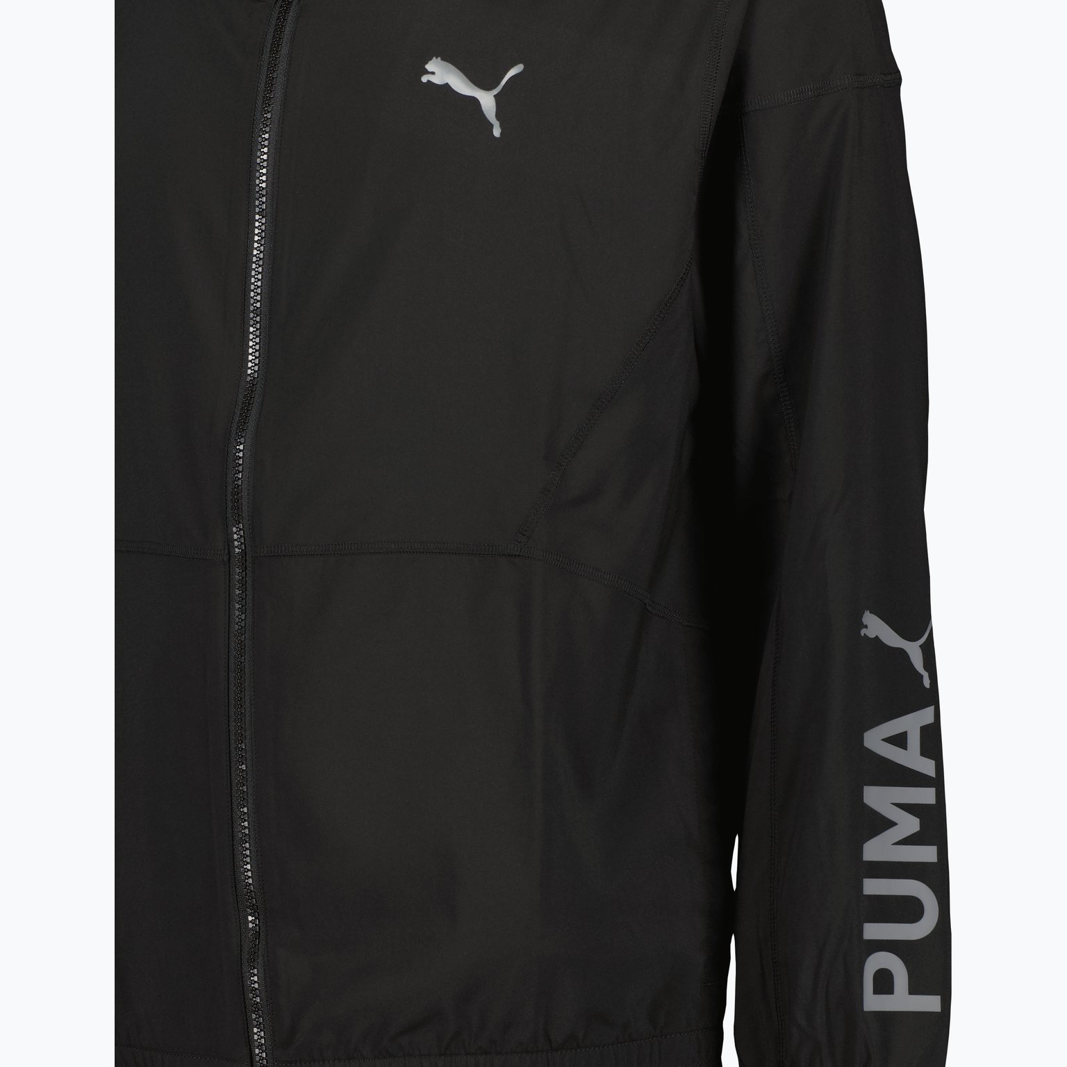 Puma Fit Woven M träningsjacka Svart