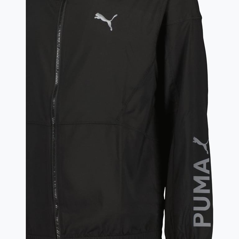 Puma Fit Woven M träningsjacka Svart